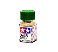 RCECHO Tamiya Model Color Enamel Paint X-28 Park Green Net 10ml 80028 with Full Version Apps Edition
