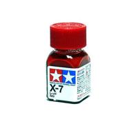 RCECHO Tamiya Model Color Enamel Paint X-7 Red Net 10ml 80007 with Full Version Apps Edition