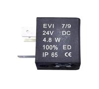 RCGKNNMUZ EVI7/9 5.5VA/4.8W électrovanne pneumatique Bobine électrovanne raccords de vanne de Commande 220V/24V(DC24V)