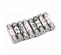 RCGKNNMUZ Fusible 10 pièces fusibles Britanniques BS1362 6 * 25 Remplissage Sable émeute fusible en céramique 6x25mm 1A 2A 3A 5A 10A 13A 15A 20A 240V(20A)