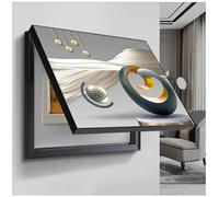 RCGNR Cache Compteur Electrique, Cacher Tableau DéCoration, Panneau De Coffret éLectrique, Cadre DéCoratif pour BoîTe De Distribution, Tableau DéCoratif, Cache Coffret éLectrique B,30x40cm