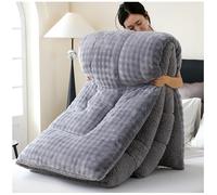 RCGNR Couette Sherpa Hiver, Couette Moelleuse en Cachemire, Thermique Agneau Double Face Velours Couette, éDredon en Peluche, Couette d'hiver en Peluche D, 220x240cm/5kg