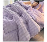 RCGNR ÉDredon Chaude en Hiver, Couette en Duvet, Couvertures d'hiver Chaudes Et éPaisses, Couette éPaisse en Hiver pour Lit 2 Personnes, Double Face Chaude Automne Et Hiver G,150x200cm/2.5kg