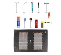 RCGOFOLLOW 1:64 Parking Tapis Modèle de Voiture moulé sous Pression Garage Miniature Modèles de Voitures Afficher Style E, Noir, Style D