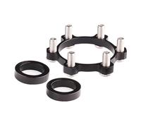 RCGOFOLLOW Adaptateur de moyeu Boost 15 mm pour vélo. Permet d'installer Un traversant de 12 mm x 142 sur Une Fourche arrière Boost 148 Large. La Roue est Ensuite montée et fixée avec