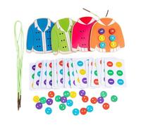 RCGOFOLLOW Améliore la Coordination œil-Main et la Patience. Jouets d'apprentissage des compétences de Base : développe souplesse et Coordination des Doigts chez Les Enfants. Tableau sensoriel pour