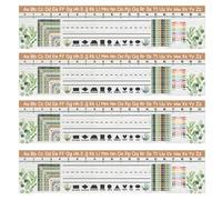 RCGOFOLLOW Autocollants décoratifs en papier Bordure de bulletin avec bordure de tableau - Saison scolaire avec bordures décoratives Autocollants, tapez+5
