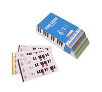 RCGOFOLLOW Cartes mémoire pour accords de Piano : Une façon Amusante d’Apprendre la Musique avec Un Coffret Cadeau. Convient pour aux débutants et pour aux Enfants Qui découvrent la Musique.