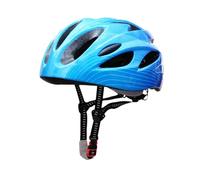 RCGOFOLLOW Casque de vélo Enfant ventilé et Respirant avec Rembourrage résistant pour aux Chocs pour Une sécurité Accrue Lors des balades à vélo. Accessoire de : Casque, Bleu, 52 cm à 58 cm