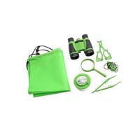 RCGOFOLLOW Coffret d'exploration Interactive en Plein air avec Jumelles et loupe pour Enfants de 5 à 7 Ans. Jeu éducatif préscolaire pour développer la motricité et l'habileté Sociale des Enfants.