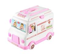 RCGOFOLLOW Coffrets de Jouets de Docteur éducatifs pour Enfants Comprenant Une Ambulance Interactive pour des Jeux rôle d'urgence et Un Ensemble Jeu rôle Docteur interactif.