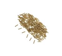 RCGOFOLLOW Connecteur de pêche Haute résistance à Manchon Unique, Manchons de sertissage pour Tubes en cuivre, Tailles Mixtes, éléments de Performance Robustes, Manchons de, Doré, Diamètre 1.4 mm