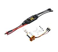 RCGOFOLLOW Contrôleur de vitesse électronique pour hélicoptère RC, entièrement nouveau, avec coupure basse tension pour une sécurité optimale dans toutes les applications RC.