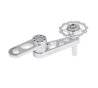 RCGOFOLLOW Convertisseur de Vitesse pour dérailleur arrière de vélo, Galet tendeur de chaîne Flottant réglable en Alliage d'aluminium léger pour vélos, convertisseur Ovale