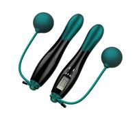 RCGOFOLLOW Corde à Sauter sans Fil avec Compteur numérique de Calories, Outil d'entraînement pour Hommes, Femmes et Enfants, Utilisation intérieure et extérieure, Corde à, Noir Bleu