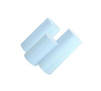 RCGOFOLLOW Couvercles de piédestal à Dessert cylindriques polyvalents, pour décoration de fête, ensemble 3 couvercles, piédestal à Dessert cylindrique léger, bleu clair