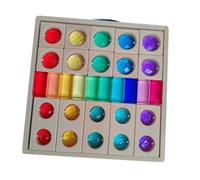 RCGOFOLLOW Cubes de Construction interactifs en Acrylique Arc-en-Ciel à empiler : Un Jeu éducatif et Amusant pour développer la Conscience Spatiale des Enfants. Cubes translucides à empiler, Jouet