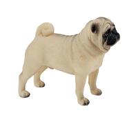 RCGOFOLLOW Ensemble de Jeu avec Figurine de Carlin réaliste, idéal pour décorer et Apprendre. Figurine Carlin réaliste en PVC, Parfaite pour décorer Un Bureau.