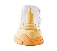 RCGOFOLLOW Ensemble de Tour de potier électrique pour Enfants, kit de Peinture Artistique, Machine à Modeler la poterie Jaune , Jaune , 13 x 13 x 15 cm