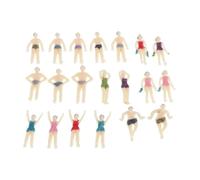 RCGOFOLLOW Figurines à l'échelle OO. Figurines peintes pour décorer Vos espaces extérieurs. 100 Nouveaux modèles. Échelle OO (1/75). Hauteur : 2,5 cm. de Plage à l'échelle
