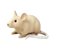 RCGOFOLLOW Figurines réalistes de Poulet, Souris de Collection, Sculptures animales, modèles réalistes pour la décoration Table, Figurines Souris, modèle Diorama, Modèle A