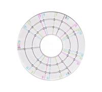 RCGOFOLLOW Gadget de Division Essentiel pour l'art de la céramique, Coupe-poterie en céramique, Disque Rotatif, règle Ligne, diviseur Circulaire offrant Une Plus Grande Face pour distribuer la