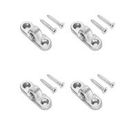 RCGOFOLLOW Œillets d'auvent pour Tente de Camping-Car, fourgonnette, Camping-Car, pièces de Rechange en Acier Inoxydable, kit Remplacement Tente pour Camping-Car, 4 pièces