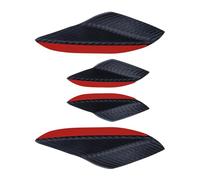 RCGOFOLLOW Kit de diffuseur de pare-chocs avec aileron et aileron : durable et universel, pour une longue durée de vie. Autocollants décoratifs pour carrosserie de voiture, Motif en fibre de carbone