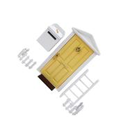 RCGOFOLLOW La Mini Porte Attrayante de Maison de poupée Offre Une expérience Artisanale inspirante créant des scènes Vie colorées. Peut être Une Collection d'artisanat Un décor d'affichage