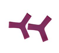 RCGOFOLLOW Lot de 2 Attaches pour Palmes de plongée Confortables pour la Chasse sous-Marine, Le Surf et Le Snorkeling, Taille XXS, Blanches, Violet, XS