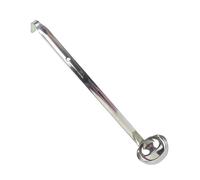 RCGOFOLLOW Louche doseuse ergonomique en acier inoxydable avec crochet pratique pour doser facilement les sauces.