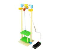 RCGOFOLLOW Maquette d'ascenseur à Monter soi-même, Un Jouet pour expérience Scientifique, Un Outil pédagogique Stimulant Le développement intellectuel et l'intérêt des Enfants. Idéal comme Cadeau.