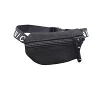 RCGOFOLLOW Mini Sac Banane pour Jeu de rôle, Accessoire réaliste pour décors Miniatures de Maison poupée à l'échelle 1/6 et 1/12. Sac Banane bandoulière Miniature pour , Noir , 15 x 2.3 cm