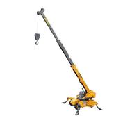 RCGOFOLLOW Modèle de véhicule de camions Construction Grue Jouet avec Bouton Commande Cadeau pour Les Jeunes ingénieurs en Herbe Cadeau d'anniversaire modèle véhicule Jouet Camion d'ingénierie