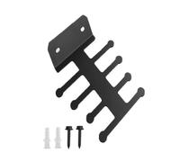 RCGOFOLLOW Organisateur mural multifonctionnel pour équipement de musculation, rangement pour cordes à sauter, support pour élastiques de résistance, fixation murale robuste en métal.