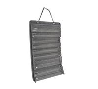 RCGOFOLLOW Organisateur Mural pour Ceintures de Taekwondo et médailles, idéal pour Un Rangement Facile et élégant. Présentoir pour Ceintures de karaté et de Taekwondo, Gris, 67x40cm