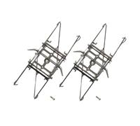 RCGOFOLLOW Pantographes à Bras détaillés, modèle de Remplacement, échelle Ho, Construction métallique, pièce 187. Pantographes à Bras l'échelle Ho pour locomotives électriques. , argenté , 2 pièces
