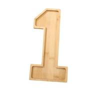 RCGOFOLLOW Plateau de service moderne en bois, idéal pour Noël, présentant une variété d'amuse-gueules et de desserts. Parfait pour la maison la cuisine.