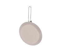 RCGOFOLLOW Poêle de camping en aluminium, légère et pliable, antiadhésive, idéale pour la cuisson des œufs et des steaks en extérieur. Compatible avec les ustensiles de