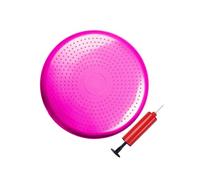 RCGOFOLLOW Pratiquez votre activité physique en toute sécurité et efficacement avec ce ballon de yoga gonflable stable et résistant, idéal pour la, rose, 34 x 34 x 5.5 cm