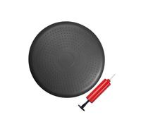 RCGOFOLLOW Pratiquez votre activité physique en toute sécurité et efficacement avec ce ballon de yoga gonflable stable et résistant, idéal pour la, noir, 34 x 34 x 5.5 cm