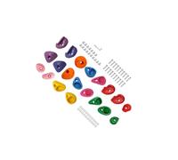 RCGOFOLLOW Prises d'escalade pour Adultes et Enfants : Couleurs Vives et Surfaces texturées pour développer Leurs compétences. Kits de Prises pour Les Mains et Les Pieds. Jouet pour Enfants.