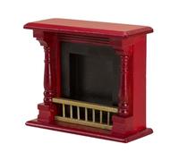 RCGOFOLLOW Scènes Uniques avec cheminée Miniature pour Maison de poupée, conçue pour Une décoration à l'échelle 1/12, créant Une scène de Vie pour la Maison poupée. Meuble avec