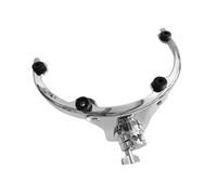 RCGOFOLLOW Support de suspension pour tom en métal pour une Pour bonne résistance à la rouille et une longue durée de vie. Le support batterie assure performance, Argent, 12 pouces