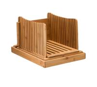 RCGOFOLLOW Trancheuse en bambou pour pains maison, coupe-pain au levain robuste en contreplaqué pour trancher facilement le pain au levain et préparer du pain