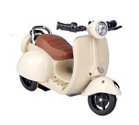 RCGOFOLLOW Trottinette électrique pour Enfants, Moto acrobatique rotative à 360°, Jouet Dansant avec Musique et lumières Vives, Cadeau créatif pour Animaux de Compagnie, Beige, 21 x 22 cm