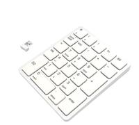 RCGtnnesa Pavé numérique Compatible avec Ordinateur Portable 2,4 GHz Clavier numérique de comptabilité financière Clavier sans Fil Rechargeable numérique(Silver)
