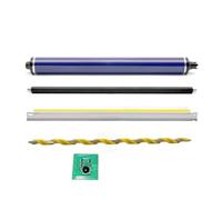 RCGtnnesa Puce de Nettoyage du Tambour OPC et Galet de Charge PCR Compatible with DC 240 242 250 252 260 WC 7655 7665 7675 Replacement for 013R00603(1SETcolor)