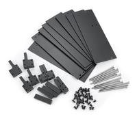 RCHUBAM Kit d'extension arrière à plat + panneau d'élargissement de 5,1 cm pour TRX-6 RC Hauler Axial SCX10 Échelle 1/10 RC Truck Car