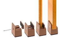 RCHYFEED Rehausseur Pieds de Lit Reglable de 2 pouces, Rehausseurs de Meubles Robuste de 5 cm, pour Épaisseur de Pied du Lit 0 à 1,5 pouces, Hauteur de Lit, Canapé, Bureau, Armoire, Support de 2000 KG
